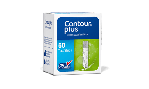 CONTOUR®PLUS شرائط اختبار جهاز مراقبة نسبة الجلوكوز في الدم